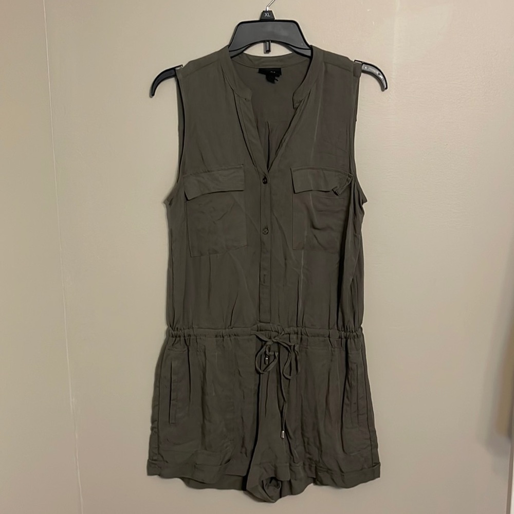 Olive green romper